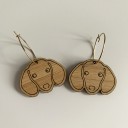 Dachshund bamboo hoops